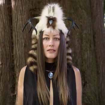 Photo by Zen Cohen: Liv Wheeler in custom created headdress by Ka