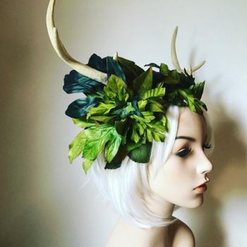Forest Stag Headdress - SOLD