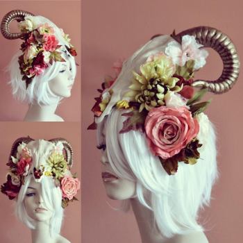 Life grows from death. Skull Garden Headdress