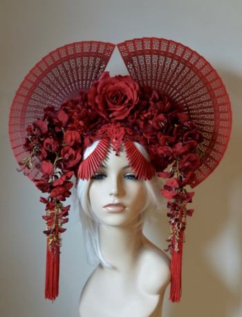 Crimson Garden Headdress