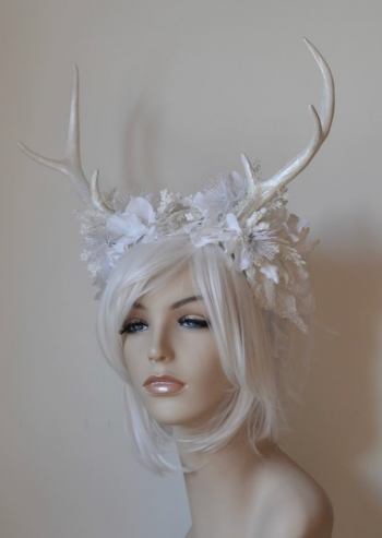 Snow Stag Headdress