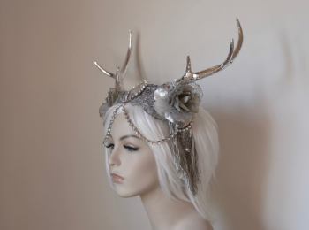 Sterling Stag Headdress - SOLD