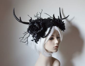 Shadow Stag Headdress