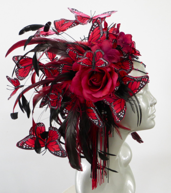 Red Butterfly Headdress