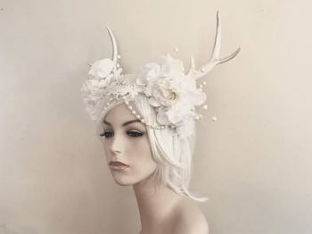 Snow Stag Headdress