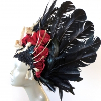 Dark Goddess - Kali headdress - SOLD