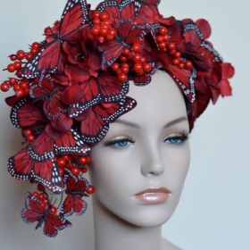 Berries and Butterflies Headdress