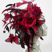 Red Butterfly Headdress