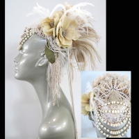 Lace Magnolias Headdress