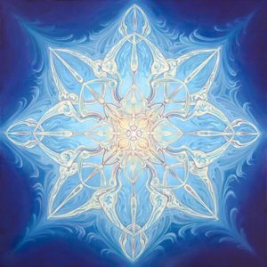 Vajra Star Painting by Ka Amorastreya Serpentfeathers