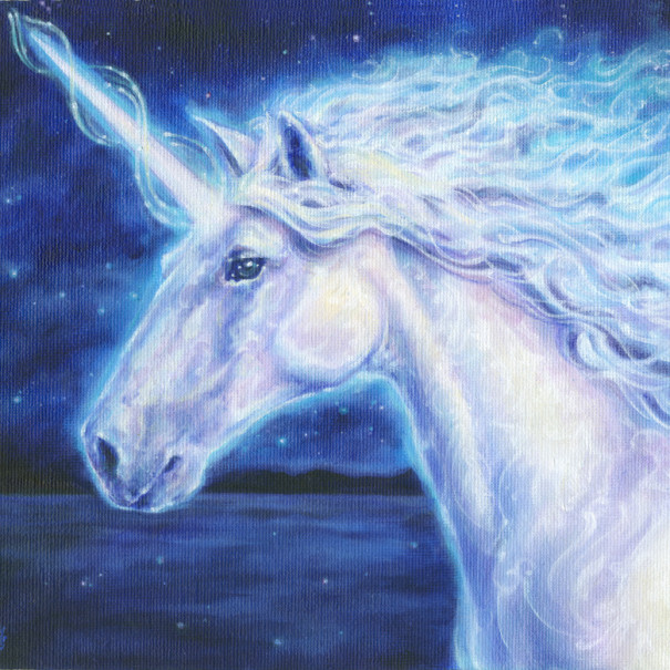 Unicorn Painting by Ka Amorastreya