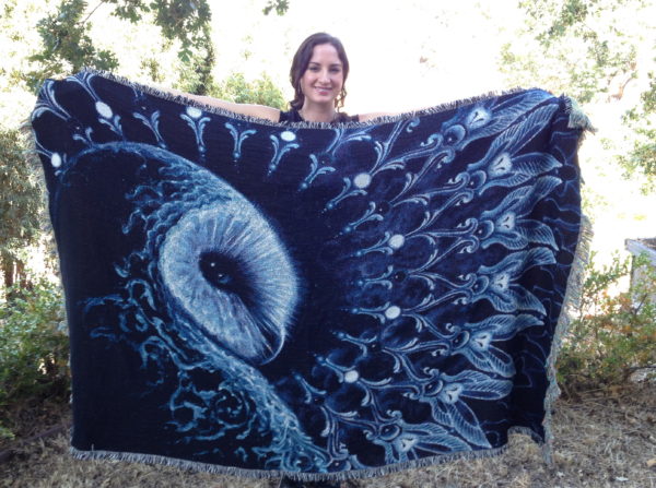Woven Art Blanket - She Sees All - Image 2