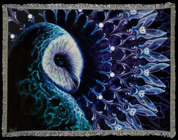 Woven Art Blanket - She Sees All