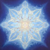 Vajra Star - Original oil painting on canvas - 24x24"