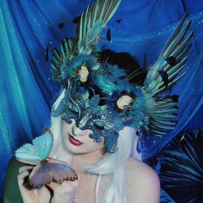 Morpho Masquerade Headdress SOLD