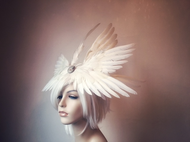 Heavenly Wings Headdress SOLD - Serpentfeathers