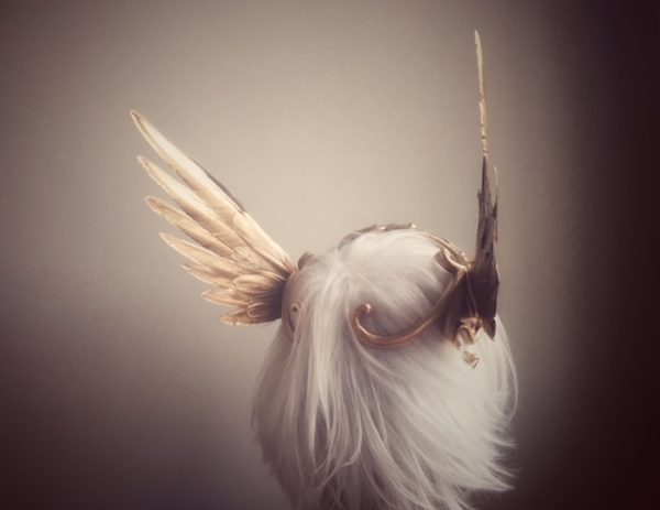 Gold Wings & Filigree Headdress : Made to order - Image 8
