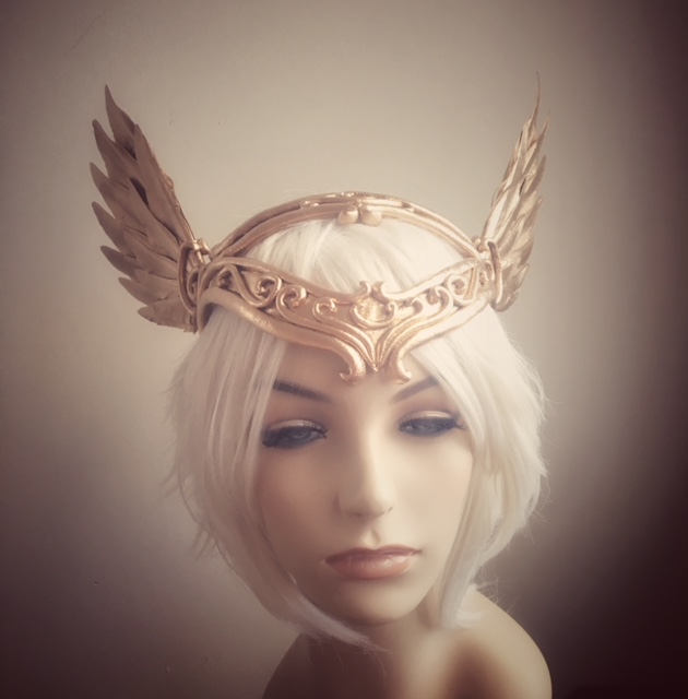 Golden Messenger Headdress - Serpentfeathers