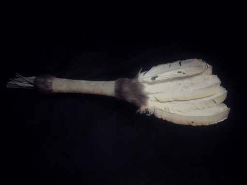 Big Wind Feather Fan SOLD - Image 3