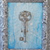 The Key to the Sea - Original mixed media on canvas board - 13 x 15 "