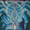 Transcending : Portrait of David Lynch- Original painting on canvas - 28 x 34 " - Image 3