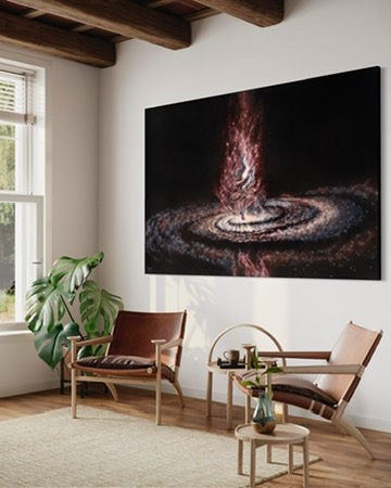 The Great Balance: Original oil painting on canvas : 48 x 72" - Image 5