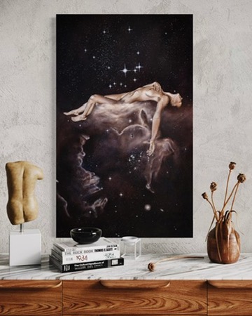 Cradle of Surrender : Original oil painting on canvas : 30 x 48" - Image 3