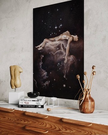 Cradle of Surrender : Original oil painting on canvas : 30 x 48" - Image 4