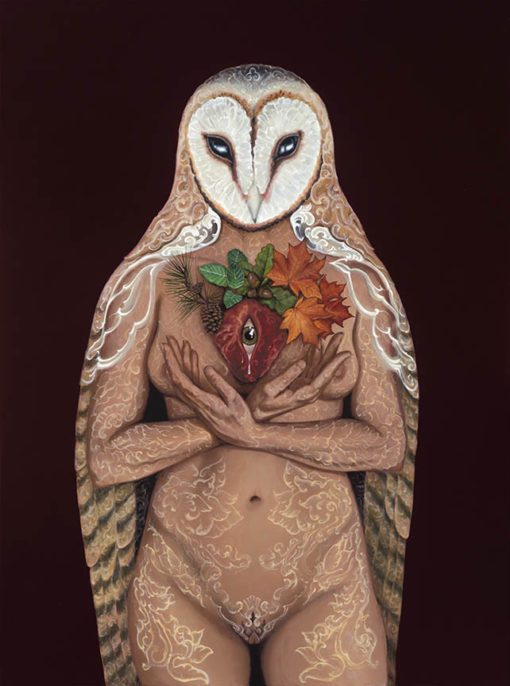 Knowing : Original oil painting on canvas : 36"x48"
