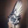 Victory Rose (Silver Wings & Roses) Headdress - Image 4