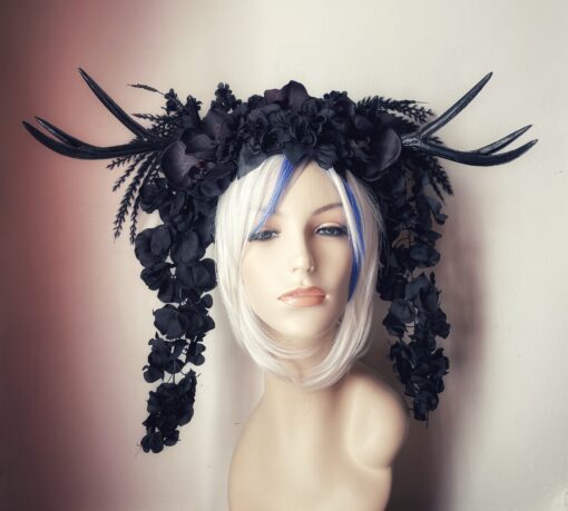 Black Stag Headdress - Image 10