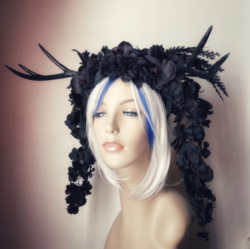 Black Stag Headdress - Image 8